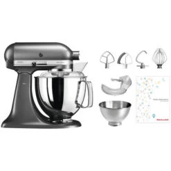 KitchenAid KSM 200 Argent Médaillon Swiss Edition - Robot De Cuisine