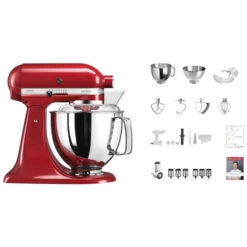 KitchenAid KSM 200 David Geisser Set Rouge - Robot De Cuisine