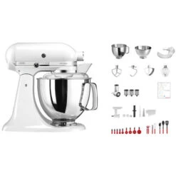 KitchenAid Swiss Anniversary Set KSM200 Blanc - Robot De Cuisine