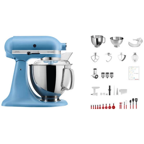 KitchenAid Swiss Anniversary Set KSM200 Bleu Velours - Robot De Cuisine 3 KitchenAid Swiss Anniversary Set KSM200 Bleu Velours - Robot De Cuisine