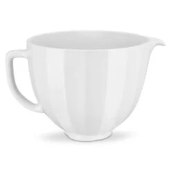 KitchenAid Bol En Céramique 4.7L White Shell - Accessoires Pour Robots De Cuisine