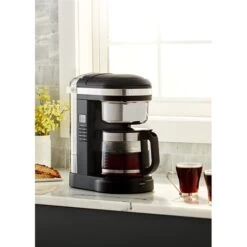 KitchenAid Machine à Café électrique Onyx 1,7 L 1100 W 5KCM1209EOB -Appareils De Cuisine KitchenAid 700028 4 1 Machine a cafe electrique onyx 1 7 L 1100 W 5KCM1209EOB Kitchenaid