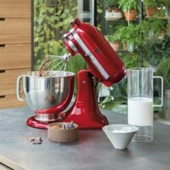 KitchenAid Robot Artisan Rouge Empire 5KSM175PS Avec Accessoires Supplémentaires -Appareils De Cuisine KitchenAid 761001 4 5 Robot artisan Rouge Empire 5KSM175PS avec accessoires supplementaires Kitchenaid