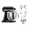 KitchenAid Robot Artisan Noir 5KSM175PS Avec Accessoires Supplémentaires -Appareils De Cuisine KitchenAid 761002 0 6 Robot artisan noir 5KSM175PS avec accessoires supplementaires Kitchenaid