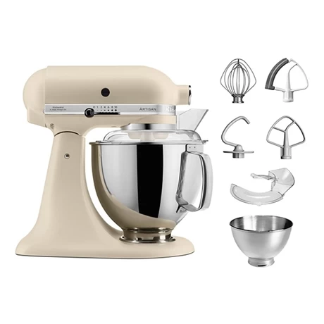 KitchenAid Robot Artisan Crème 5KSM175PS Avec Accessoires Supplémentaires