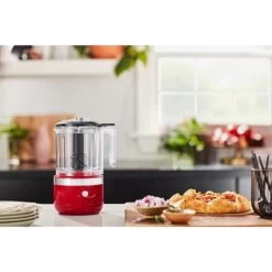 KitchenAid Hachoir électrique Sans Fil 2 Vitesses 1,18 L Rouge Empire 5KFCB519EER -Appareils De Cuisine KitchenAid 761096 2 1 Hachoir electrique sans fil 2 vitesses 1 18 L rouge empire 5KFCB519EER Kitchenaid