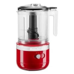 KitchenAid Hachoir électrique Sans Fil 2 Vitesses 1,18 L Rouge Empire 5KFCB519EER -Appareils De Cuisine KitchenAid 761096 3 1 Hachoir electrique sans fil 2 vitesses 1 18 L rouge empire 5KFCB519EER Kitchenaid