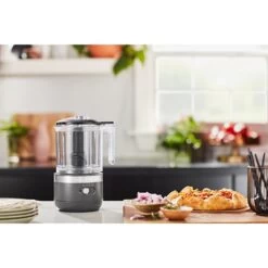 KitchenAid Hachoir électrique Sans Fil 2 Vitesses 1,18 L Gris Mat 5KFCB519EDG -Appareils De Cuisine KitchenAid 761099 3 1 Hachoir electrique sans fil 2 vitesses 1 18 L gris mat 5KFCB519EDG Kitchenaid