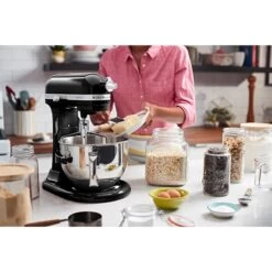 Appareils De Cuisine KitchenAid 17 Appareils De Cuisine KitchenAid -Appareils De Cuisine KitchenAid 76122 1 8 Robot patissier multifonction avec cremaillere Artisan noir onyx 500 W 5KSM7580XEOB Kitchenaid