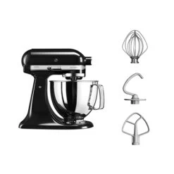 KitchenAid Robot Pâtissier Multifonction Artisan Noir Onyx 300 W 5KSM125EOB -Appareils De Cuisine KitchenAid 76191 3 8 Robot patissier Multifonction Artisan Noir Onyx 300 W 5KSM125EOB Kitchenaid