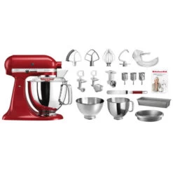 KitchenAid KSM 175 Nadia Damaso`s Set Rouge - Robot De Cuisine