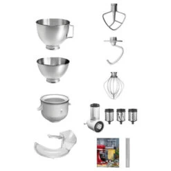 KitchenAid 100 Ans Silver Set - Robot De Cuisine -Appareils De Cuisine KitchenAid 800830 3 d 1