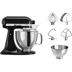 KitchenAid Robot Pâtissier ARTISAN Multifonction 5KSM175PSEOB Noir Onyx -Appareils De Cuisine KitchenAid 859701501020 1