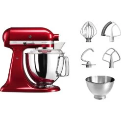 KitchenAid Robot Pâtissier Artisan Multifonction 5KSM175PSECA - Pomme D'amour -Appareils De Cuisine KitchenAid 859701501230 2