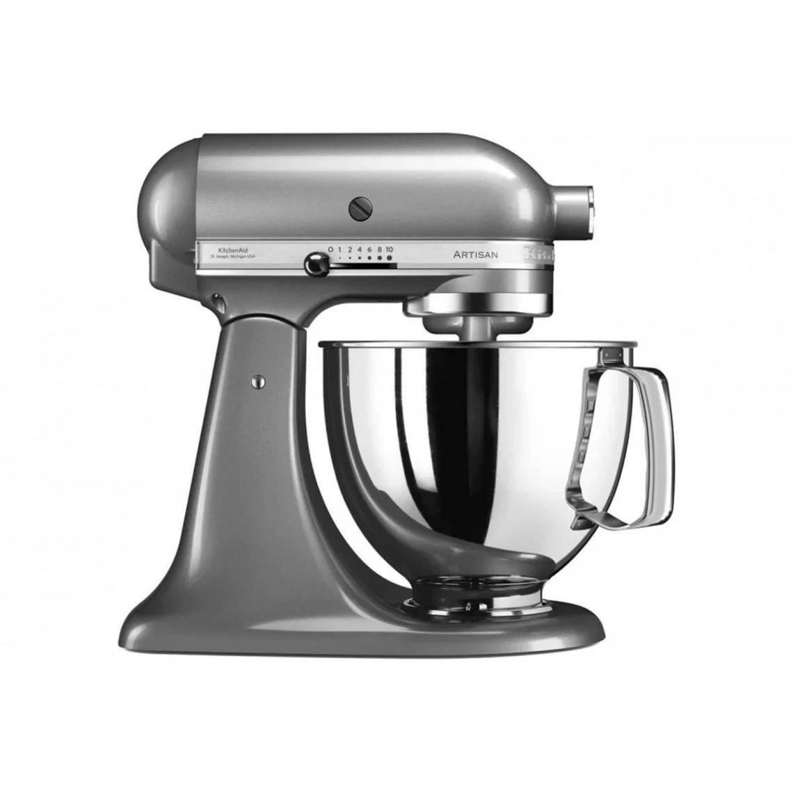 KitchenAid Artisan Robot Pâtissier 4.8 Litres - Argent + Livre De Recette 4 KitchenAid Artisan Robot Pâtissier 4.8 Litres - Argent + Livre De Recette – Image 2