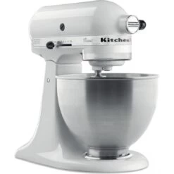 Classic Robot Pâtissier 4.3 Litres - Blanc Mat + Hachoir Kitchenaid 5... -Appareils De Cuisine KitchenAid classic robot patissier 4 3 litres blanc mat 2 1140x1140 1