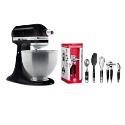 KitchenAid Robot Pâtissier 4,3L - Classic 5K45SS - Noir Réglisse + Accessoire R... 9 KitchenAid Robot Pâtissier 4,3L - Classic 5K45SS - Noir Réglisse + Accessoire R... -Appareils De Cuisine KitchenAid image principale 1140x1140