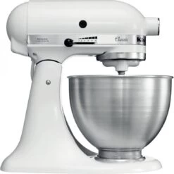 KitchenAid Robot Pâtissier à Tête Inclinable 4.3 Litres - Blanc