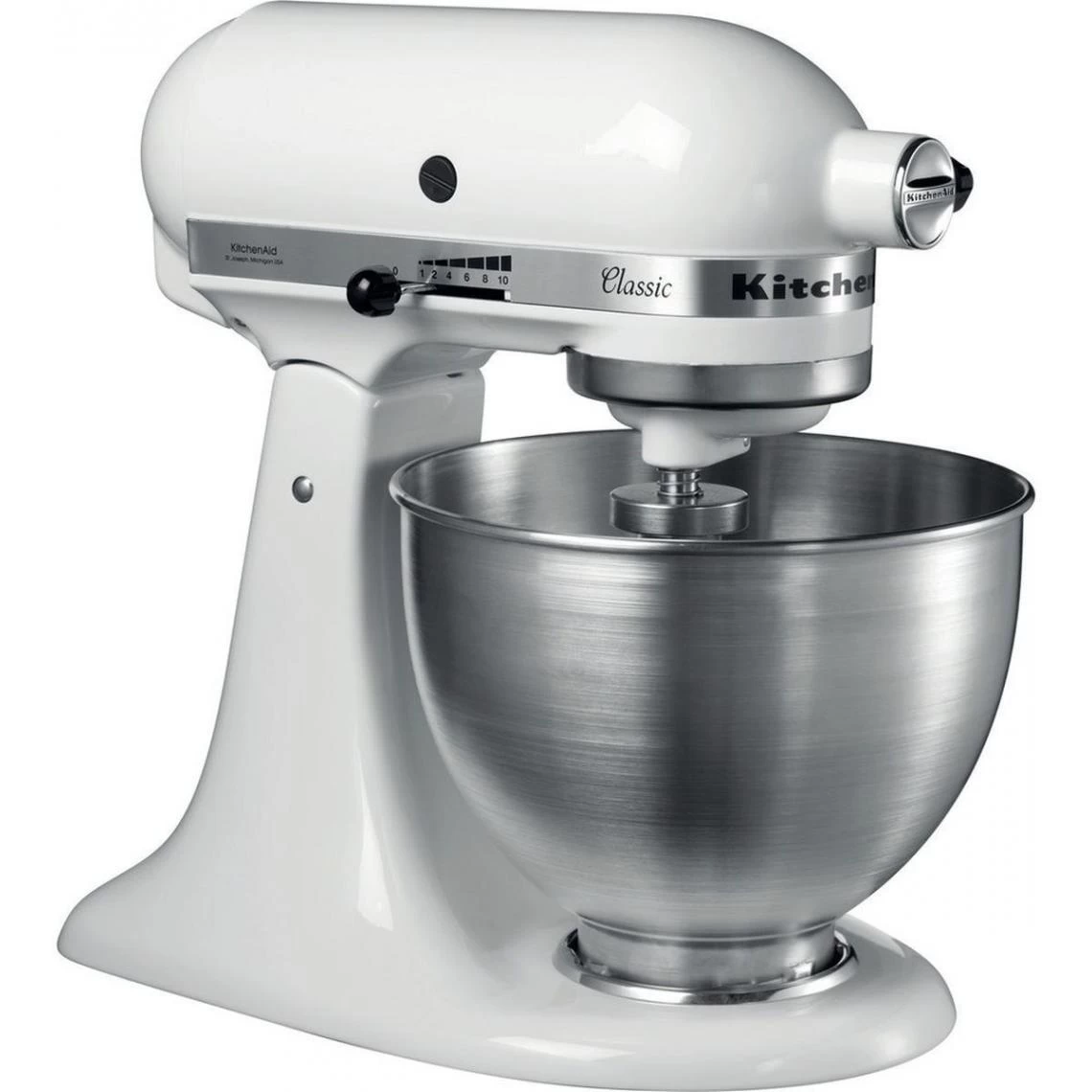 KitchenAid Robot Pâtissier à Tête Inclinable 4.3 Litres - Blanc + Hachoir Kitc... 5 KitchenAid Robot Pâtissier à Tête Inclinable 4.3 Litres - Blanc + Hachoir Kitc... – Image 3