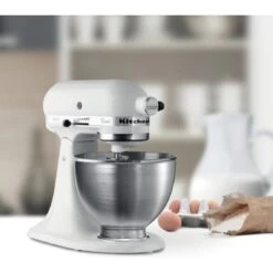 KitchenAid Robot Pâtissier à Tête Inclinable 4.3 Litres - Blanc + Hachoir Kitc... 19 KitchenAid Robot Pâtissier à Tête Inclinable 4.3 Litres - Blanc + Hachoir Kitc... -Appareils De Cuisine KitchenAid robot patissier a tete inclinable 4 3 litres blanc 7 1140x1140 1