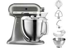 Robot Pâtissier KITCHENAID 5KSM185PSEMS Artisan Gris étain