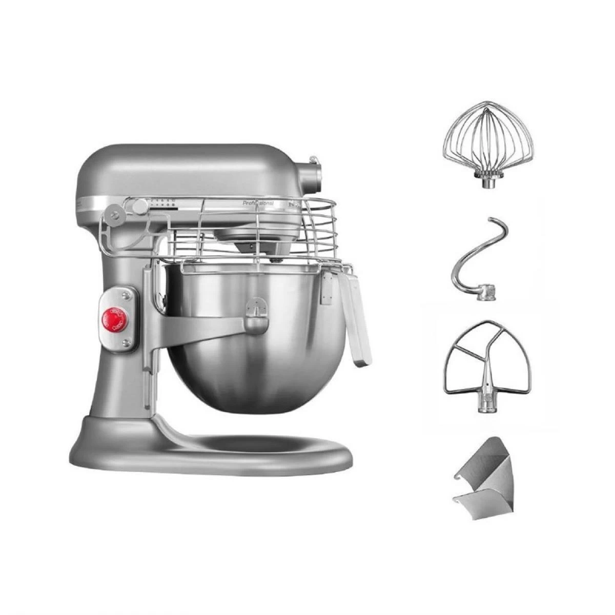 Robot Pâtissier Professionnel Argent 6,9L - Kitchenaid - Zinc6,9 5 Robot Pâtissier Professionnel Argent 6,9L - Kitchenaid - Zinc6,9 – Image 3