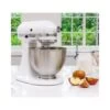 KitchenAid Robot Multifonction De 4,3L 275W Blanc Argent -Appareils De Cuisine KitchenAid un authentique classique dans la cuisine