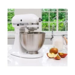 KitchenAid Robot Multifonction De 4,3L 275W Blanc Argent